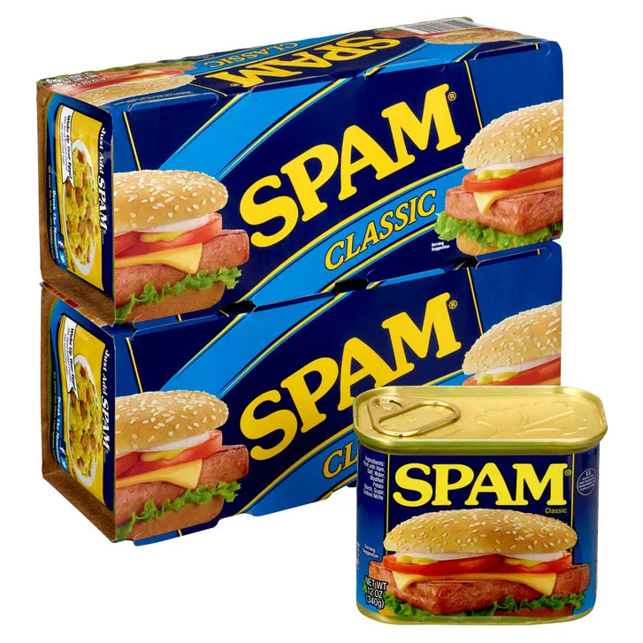 SPAM Canned Meat, Classic, 12 oz, 8-Count
