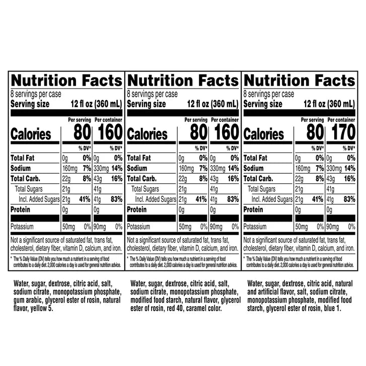 Gatorade Thirst Quencher, Variety Pack, 24 fl oz, 12-count