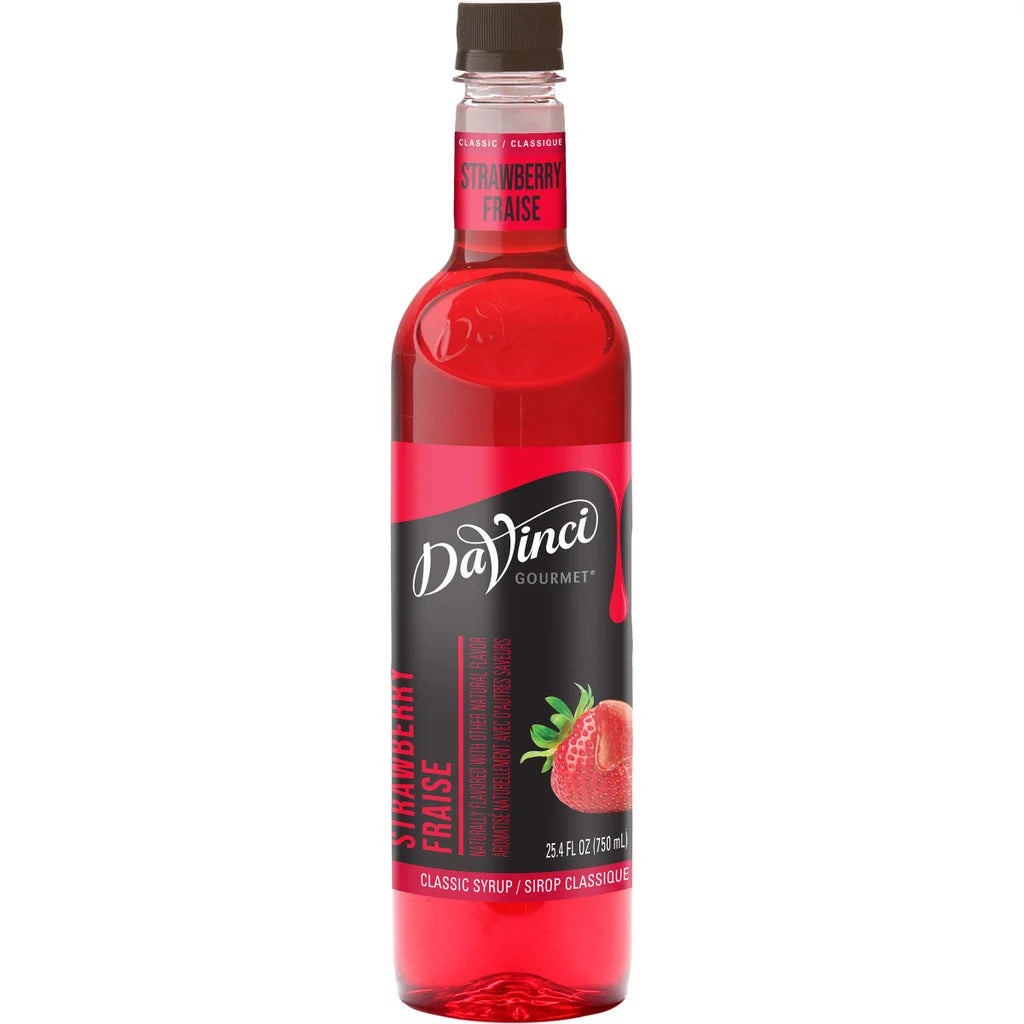 DaVinci Classic Syrup, Strawberry, 25.4 oz