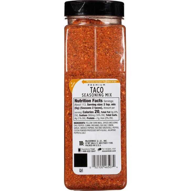 McCormick, Premium Taco Seasoning, 24 oz