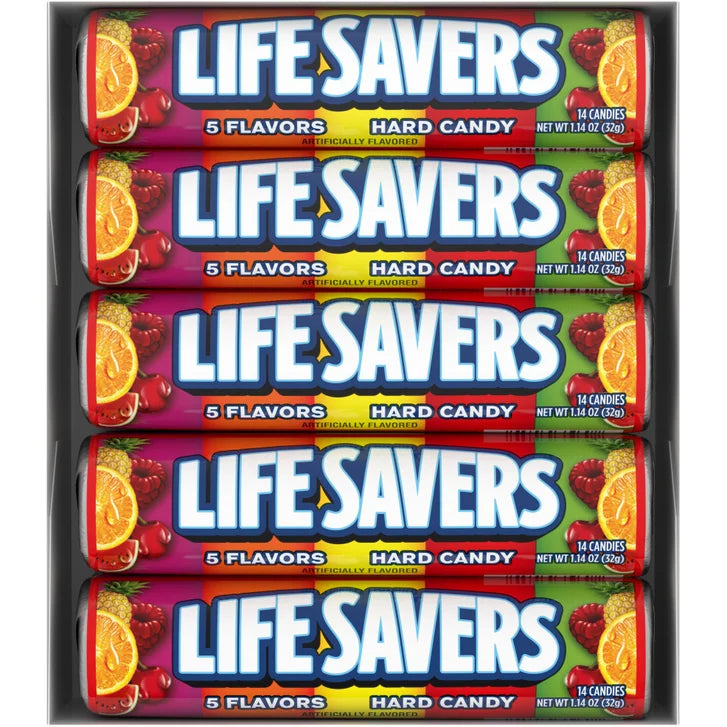 Life Savers Hard Candy, Original 5 Flavors, 1.14 oz, 20-count