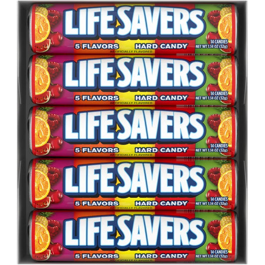 Life Savers Hard Candy, Original 5 Flavors, 1.14 oz, 20-count