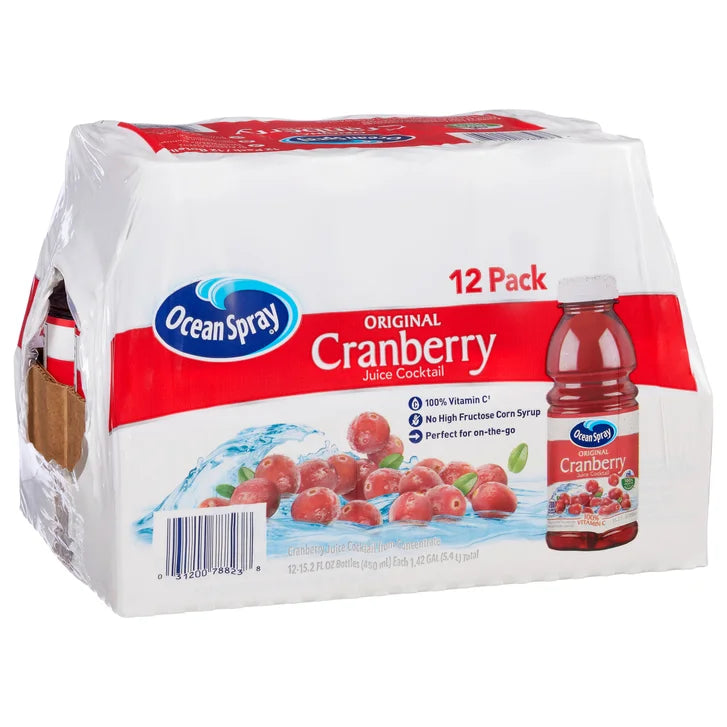 Ocean Spray, Cranberry Juice Cocktail, 15.2 fl oz, 12-Count