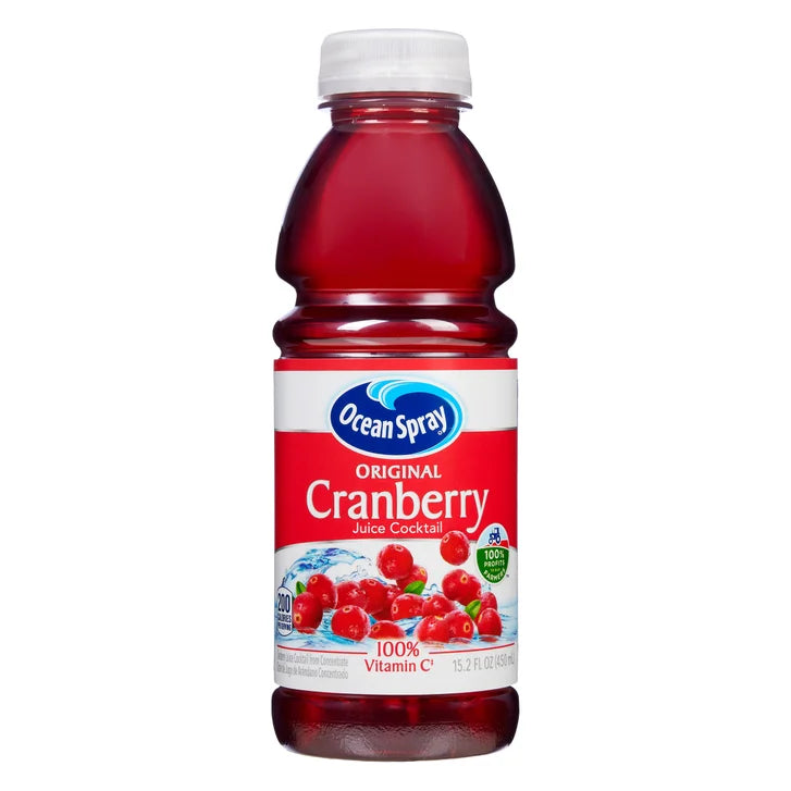 Ocean Spray, Cranberry Juice Cocktail, 15.2 fl oz, 12-Count