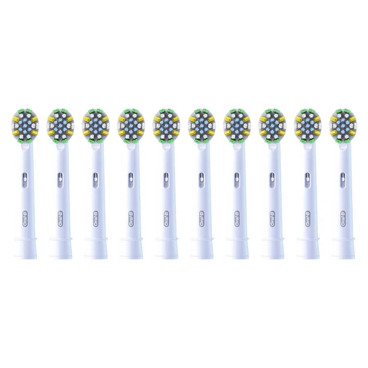 Oral-B Floss Action Replacement Electric Toothbrush Heads, 10-count