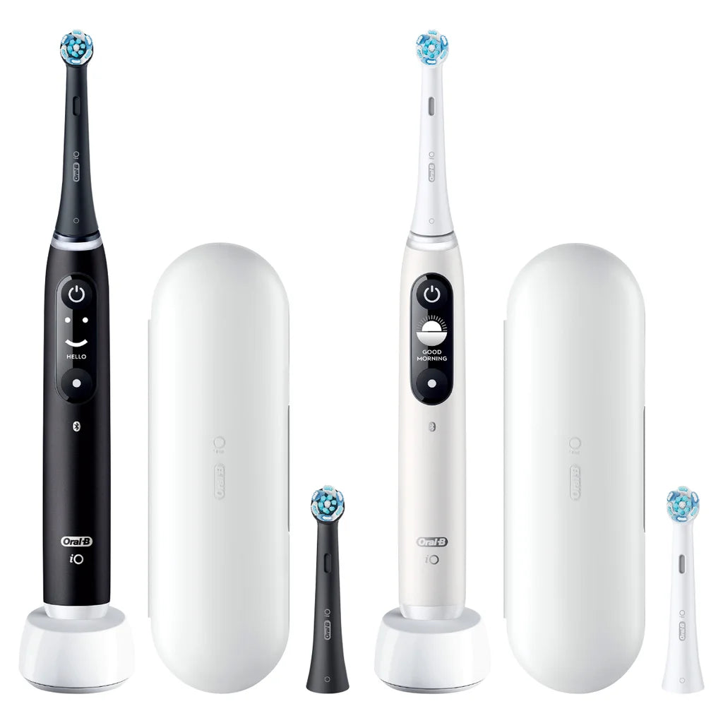 Oral-B iO Series 6 Ultimate Clean Rechargeable Electric Toothbrush, 2-pack