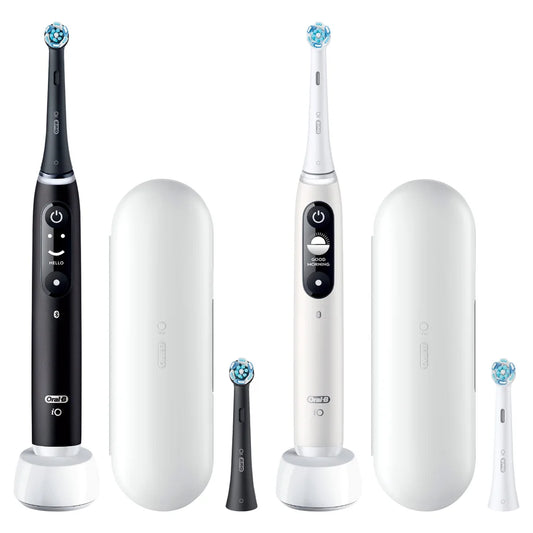 Oral-B iO Series 6 Ultimate Clean Rechargeable Electric Toothbrush, 2-pack