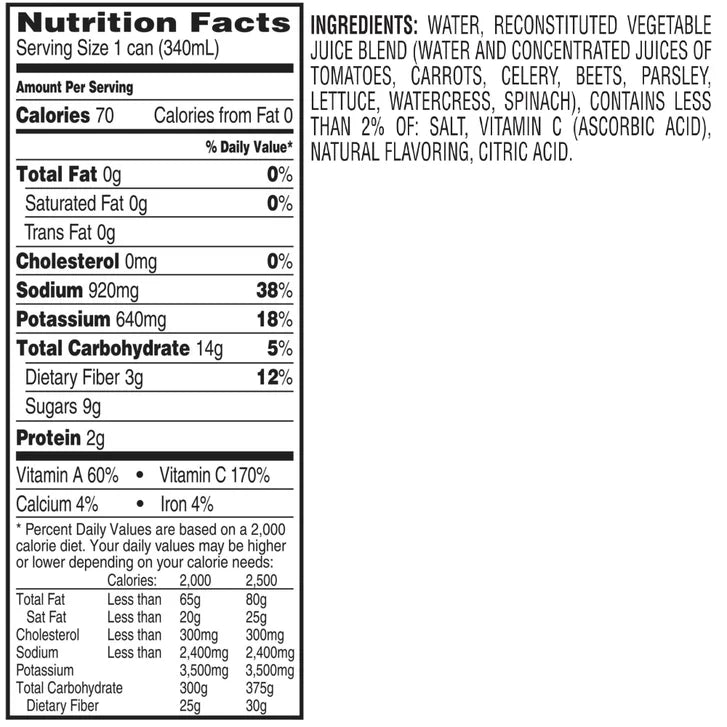 V8, Original Vegetable Juice, 11.5 fl oz, 28-Count
