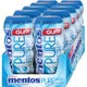 Mentos Pure Fresh Sugar Free Gum, Fresh Mint, 15 Pieces, 10-count