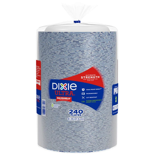 Dixie Ultra 8-1/2" Paper Plate, 240-count