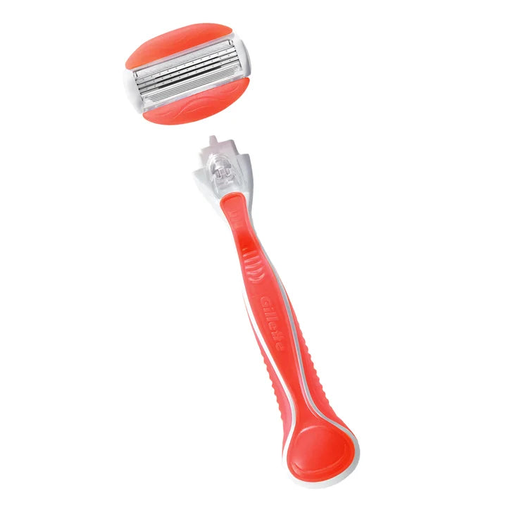 Gillette Venus Comfort Glide Sunny Citrus, 1 Razor + 12 Cartridges Gel