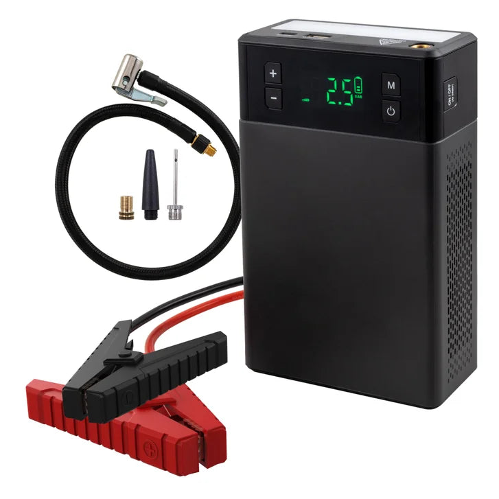 UltraPro Elite 1200A Portable Jump Starter and Air Pump, Emergency LED
