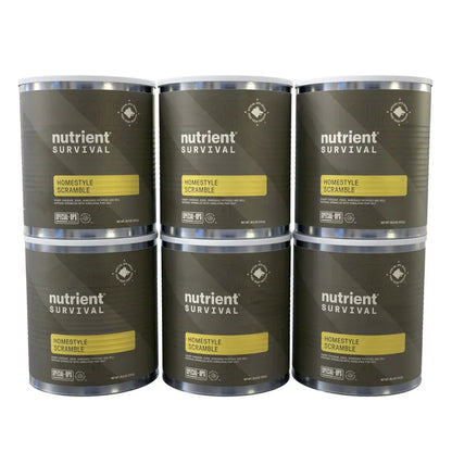 Nutrient Survival Freeze Dried Homestyle Scramble 6-pack (60 Total Servings)