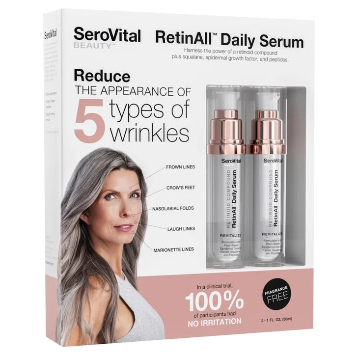 SeroVital RetinAll Daily Serum, 1.0 fl oz, 2-pack