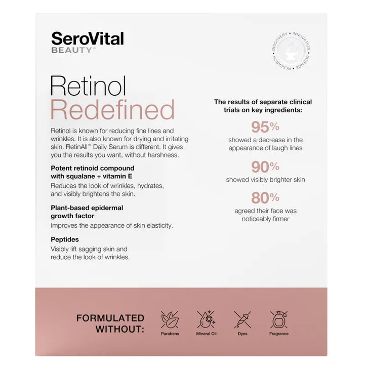 SeroVital RetinAll Daily Serum, 1.0 fl oz, 2-pack