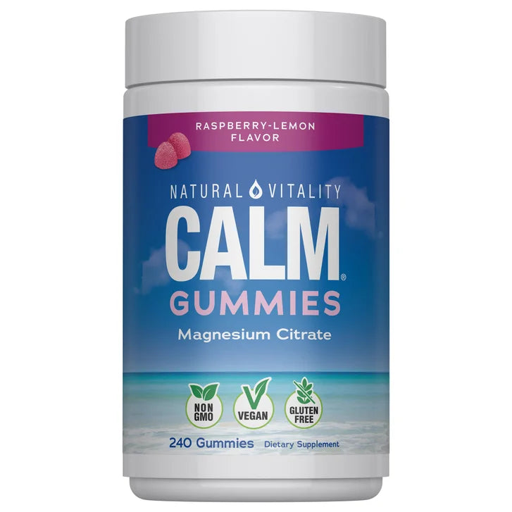 Natural Vitality Calm Magnesium Citrate, 240 Gummies