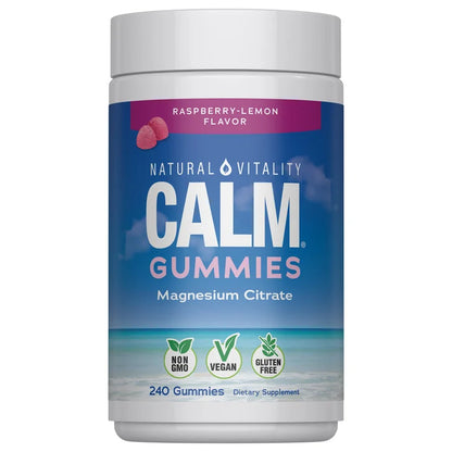 Natural Vitality Calm Magnesium Citrate, 240 Gummies