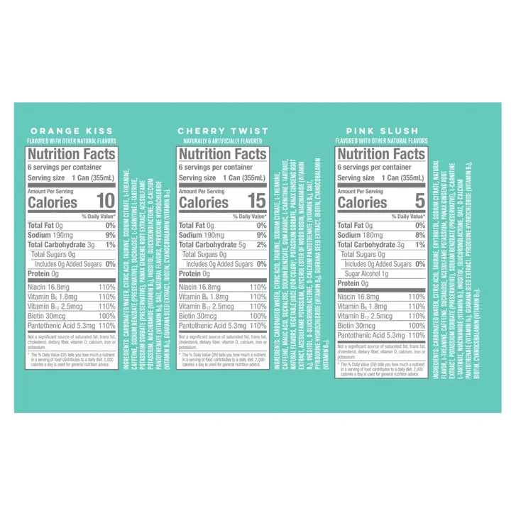 Alani Nu Energy Drink, Variety Pack, 12 fl oz, 18-count