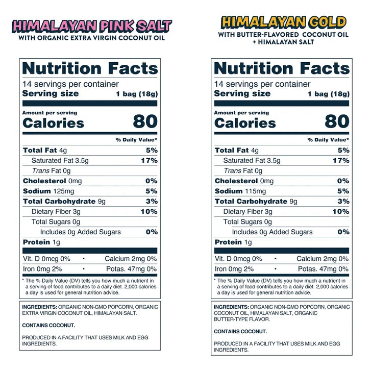 Lesser Evil Organic Popcorn Variety Vend Pack, .65 oz, 28-count