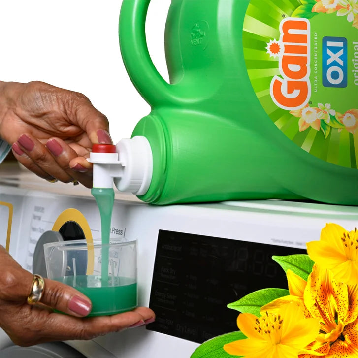 Gain +Oxi Liquid Laundry Detergent, Original, 159 Loads, 170 fl oz