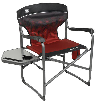 Timber Ridge Heated Director’s Chair with Side Table