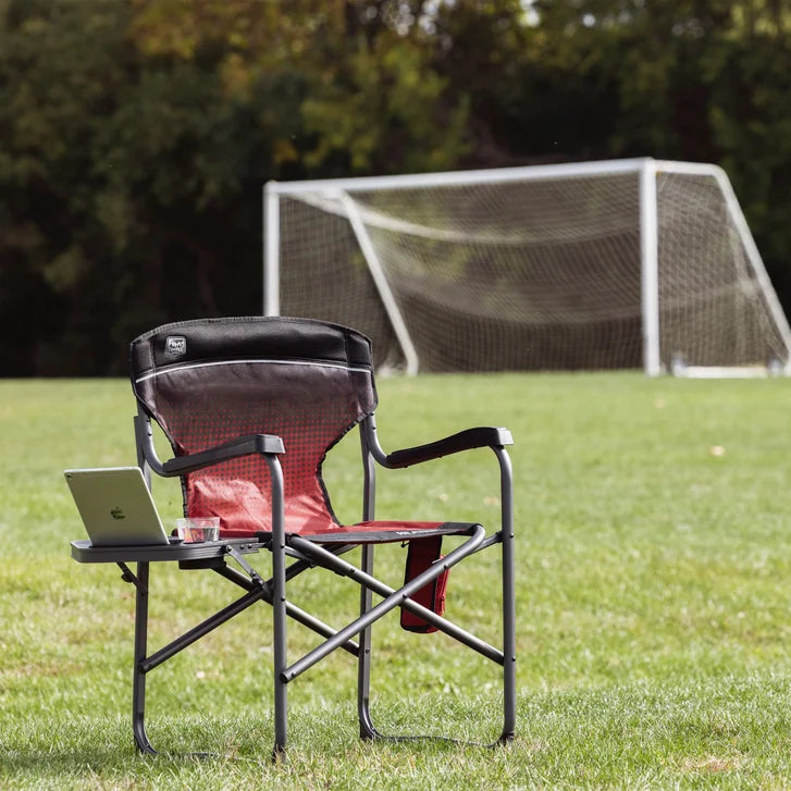 Timber Ridge Heated Director’s Chair with Side Table