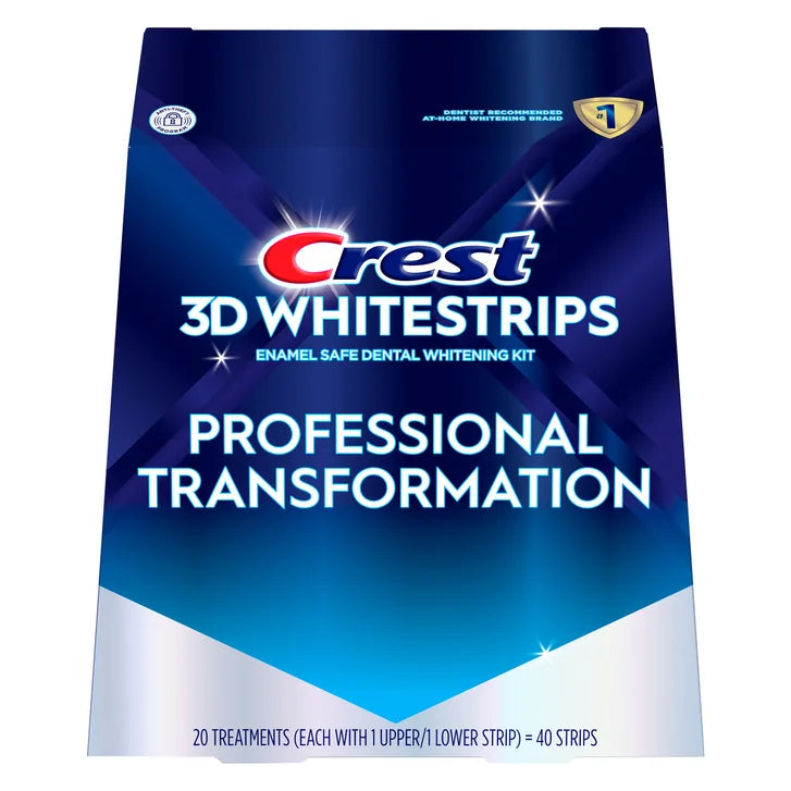 Crest 3D Whitestrips 20 Professional Treatments with 10 Bonus Brightening Treatments