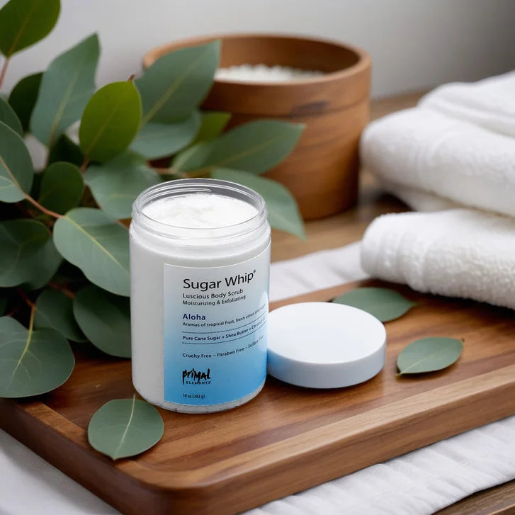 Primal Elements Sugar Whip Moisturizing Sugar Scrub - Aloha, 10 fl oz, 2-pack