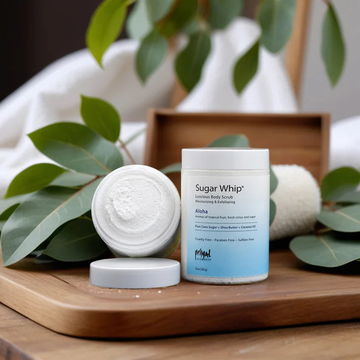 Primal Elements Sugar Whip Moisturizing Sugar Scrub - Aloha, 10 fl oz, 2-pack