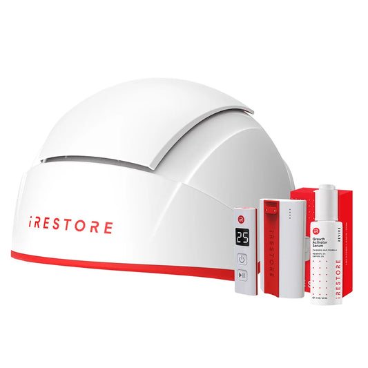 iRestore Professional 282 Laser Hair Growth Device + Anti-Hair Loss Serum