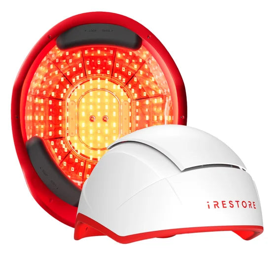 iRestore Professional 282 Laser Hair Growth Device + Anti-Hair Loss Serum