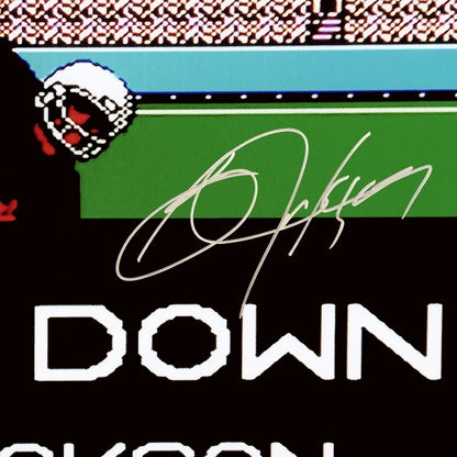 Bo Jackson Autographed Framed Nintendo Tecmo Bowl Photo with NES Controller - Beckett Authenticated