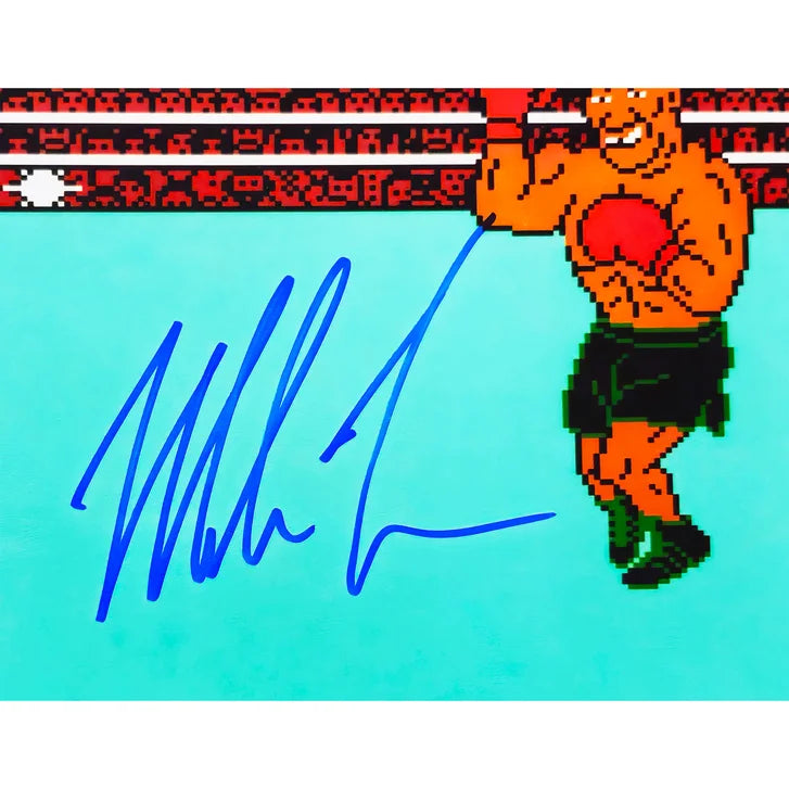 Mike Tyson Autographed Framed 11” x 14” Nintendo Punch-Out!! Photo with NES Controller - Beckett Authenticated