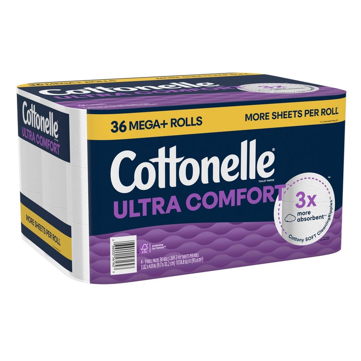 Cottonelle Ultra Comfort Bath Tissue, 2-ply, 269 Sheets, 36 Rolls