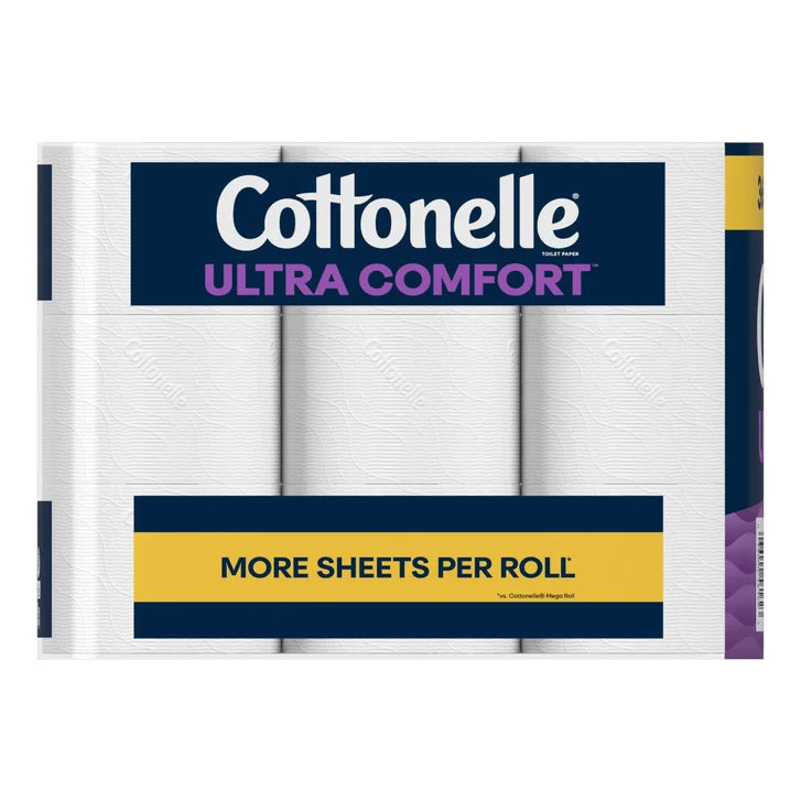 Cottonelle Ultra Comfort Bath Tissue, 2-ply, 269 Sheets, 36 Rolls