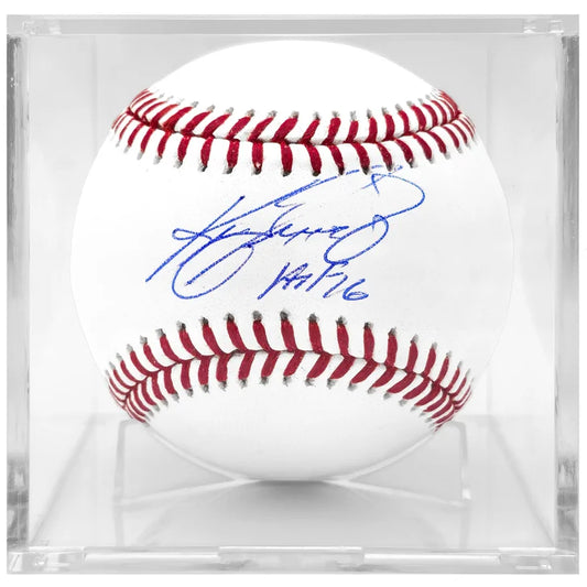 Ken Griffey Jr. Autographed Official MLB Baseball Seattle Mariners "HOF 16" - Beckett Authenticated
