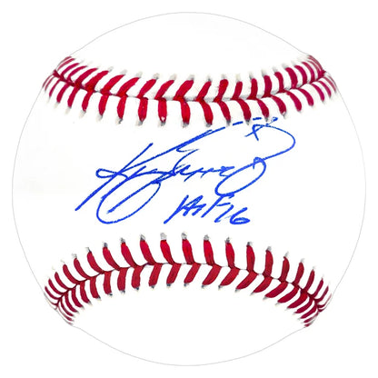Ken Griffey Jr. Autographed Official MLB Baseball Seattle Mariners "HOF 16" - Beckett Authenticated