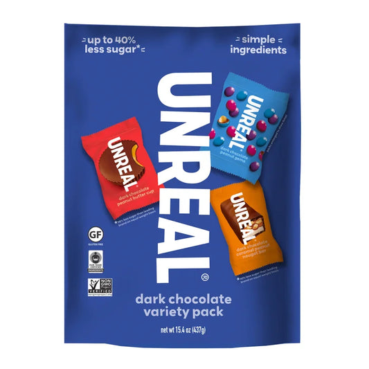 UNREAL Dark Chocolate, Variety Pack, 15.4 oz