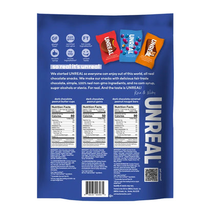 UNREAL Dark Chocolate, Variety Pack, 15.4 oz