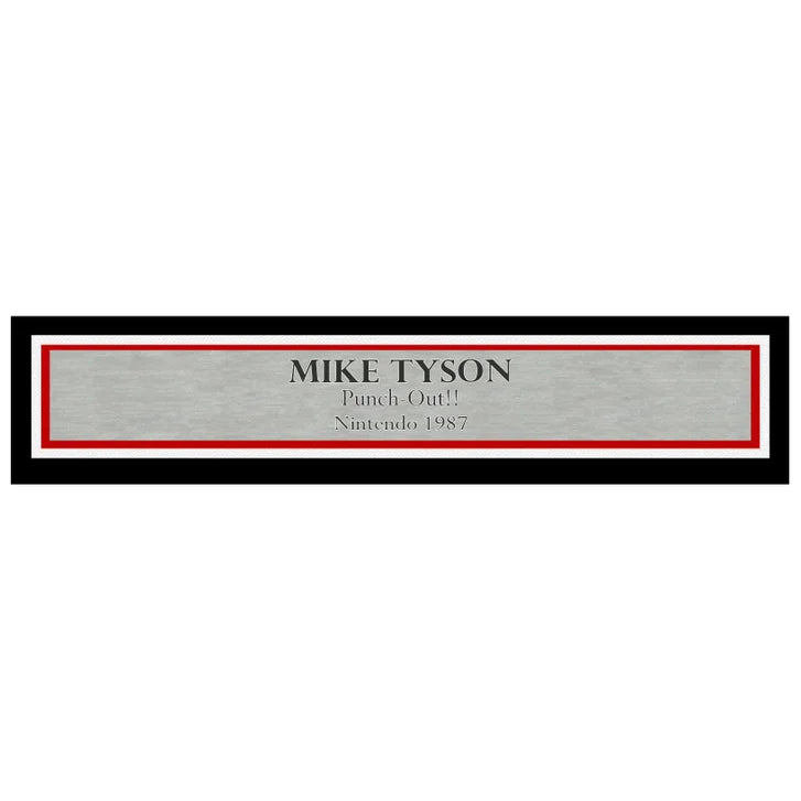 Mike Tyson Autographed Framed 16” x 20” Nintendo Punch-Out!! Photo with NES Controller - Beckett Authenticated