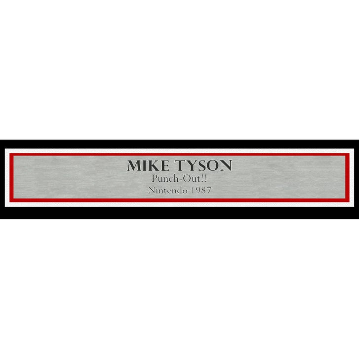 Mike Tyson Autographed Framed 8” x 10” Nintendo Punch-Out!! Photo with NES Controller - Beckett Authenticated