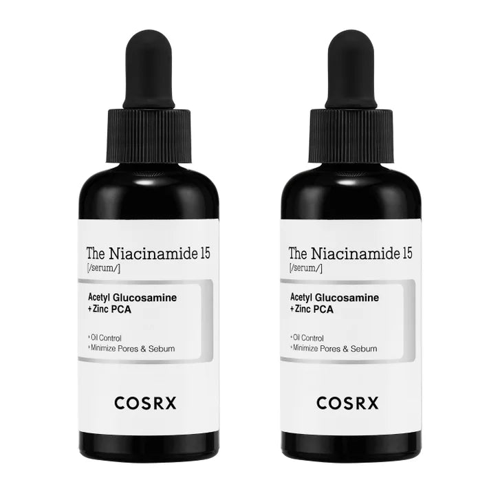 COSRX The Niacinamide 15 Serum, 1.01 fl oz, 2-pack
