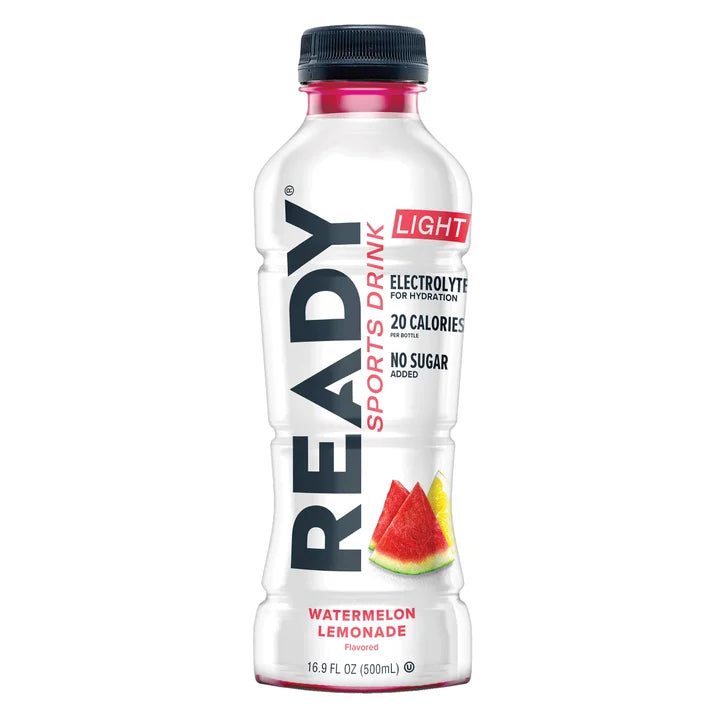 Ready Sports Drink Light, Watermelon Lemonade, 16.9 fl oz, 12-count