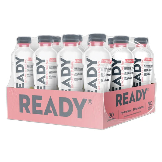 Ready Sports Drink Light, Strawberry Lemonade, 16.9 fl oz, 12-count