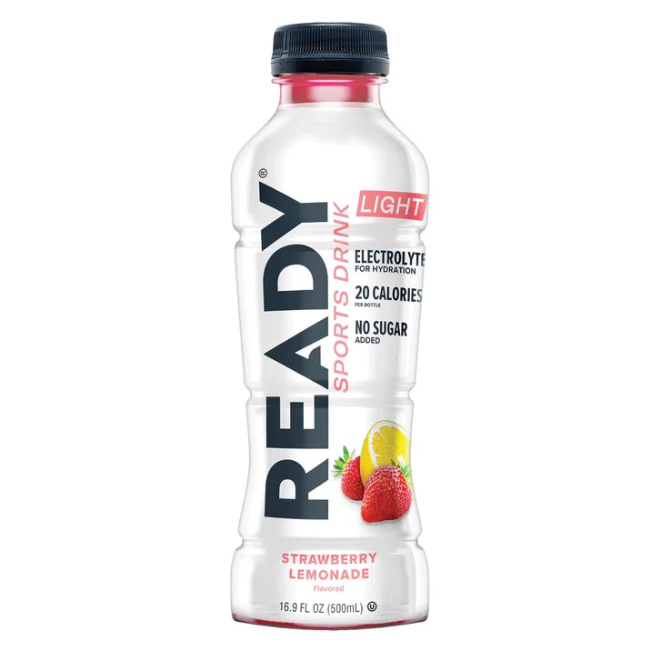 Ready Sports Drink Light, Strawberry Lemonade, 16.9 fl oz, 12-count