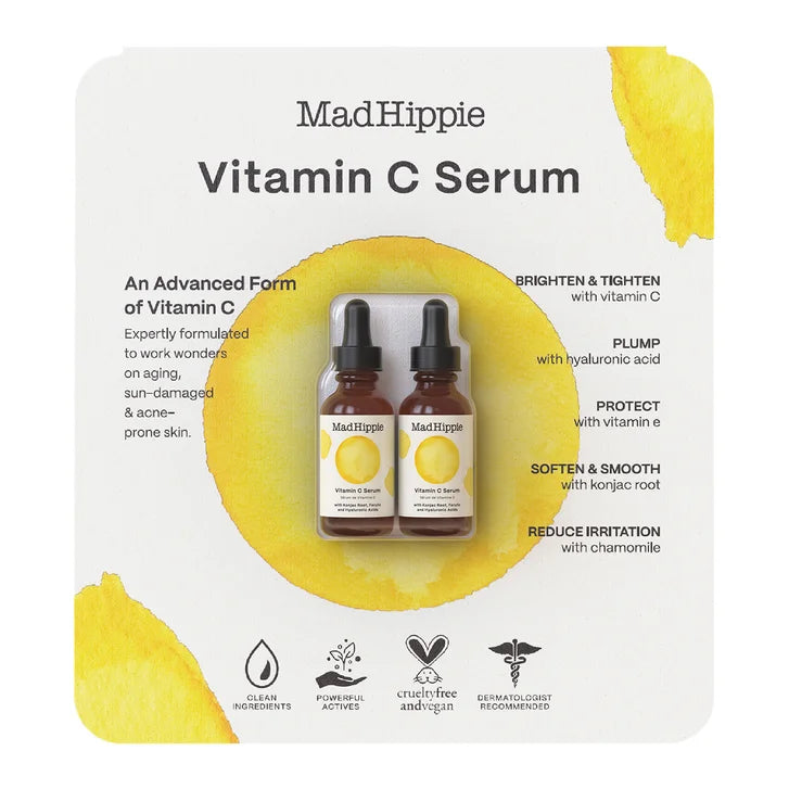Mad Hippie Vitamin C Serum, 1 oz, 2-pack