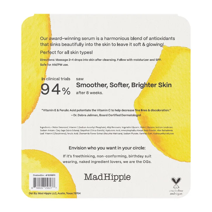 Mad Hippie Vitamin C Serum, 1 oz, 2-pack