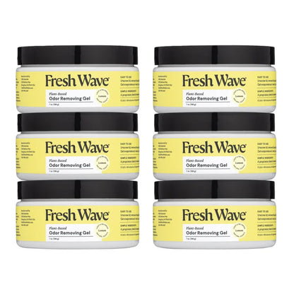 Fresh Wave Odor Removing Gel, Lemon, 7 oz, 6-count
