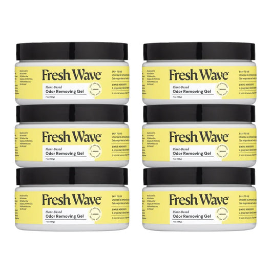 Fresh Wave Odor Removing Gel, Lemon, 7 oz, 6-count