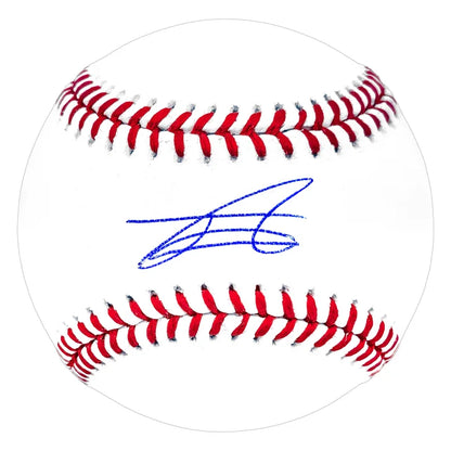 Julio Rodriguez Autographed Official MLB Baseball Seattle Mariners Logo Display Case Beckett Authenticated